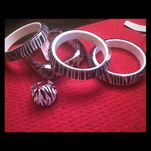 Costume African patern jewelry set